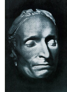Посмертная маска Блеза Паскаля, ученого математика, физика, писателя, философа / www.initeh.ru